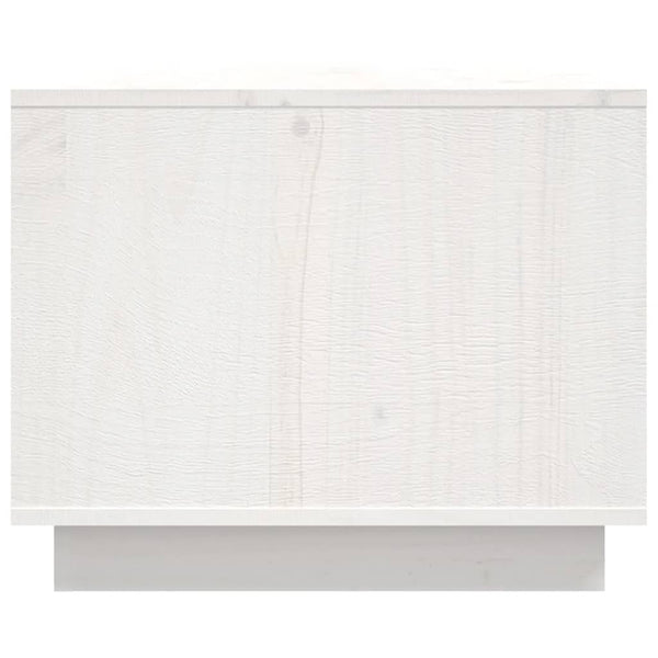 Valkoinen sohvapöytä Rafia 80x50x40cm (mänty)