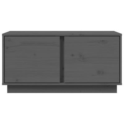 Sohvapöytä harmaa 80x50x40 cm täysi mänty