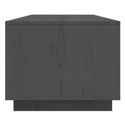Sohvapöytä harmaa 110x50x40 cm täysi mänty