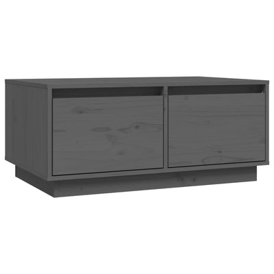 Sohvapöytä harmaa 00x50x35 cm täysi mänty
