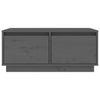 Sohvapöytä harmaa 00x50x35 cm täysi mänty