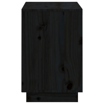 Kenkäkaappi musta 110x34x52 cm täysi mänty