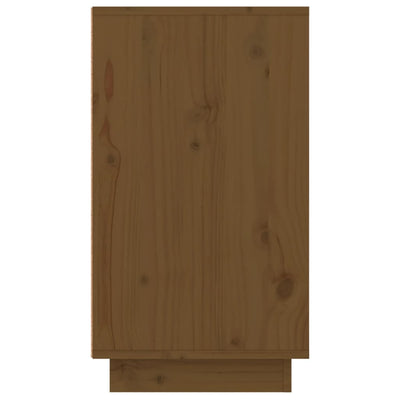 Kenkäkaappi hunajanruskea 110x34x61 cm täysi mänty