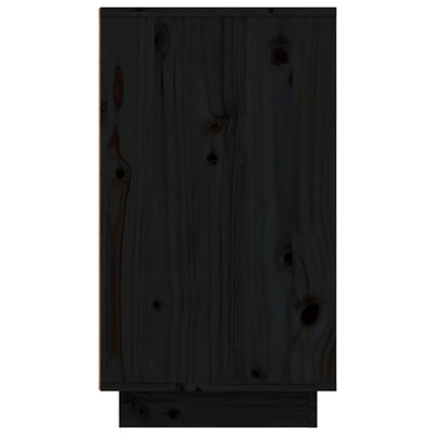 Kenkäkaappi musta 110x34x61 cm täysi mänty