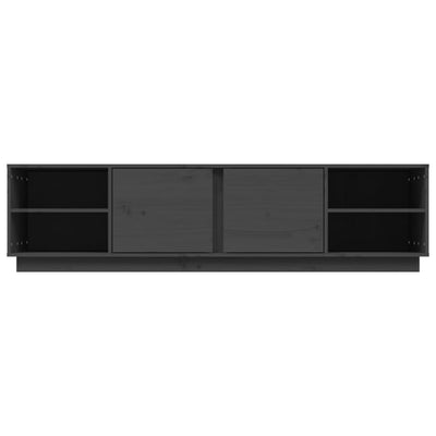 TV-taso harmaa 156x40x40 cm täysi mänty