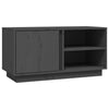 TV-taso harmaa 80x35x40,5 cm täysi mänty