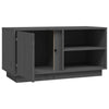 TV-taso harmaa 80x35x40,5 cm täysi mänty