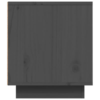 TV-taso harmaa 80x35x40,5 cm täysi mänty