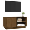 TV-taso hunajanruskea 80x35x40,5 cm täysi mänty