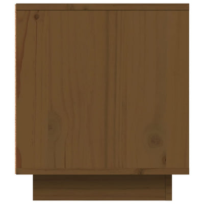 TV-taso hunajanruskea 80x35x40,5 cm täysi mänty