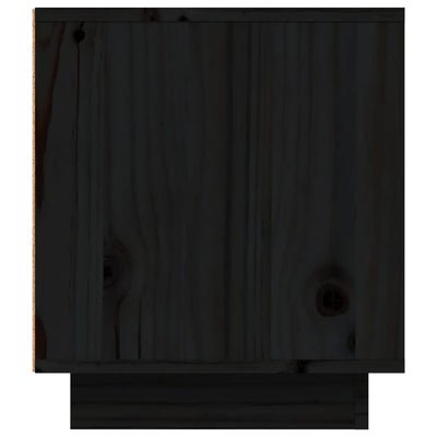 TV-taso musta 80x35x40,5 cm täysi mänty