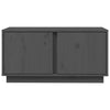 TV-taso harmaa 80x35x40,5 cm täysi mänty