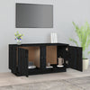 TV-taso musta 80x35x40,5 cm täysi mänty