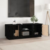 TV-taso musta 110x35x40,5 cm täysi mänty