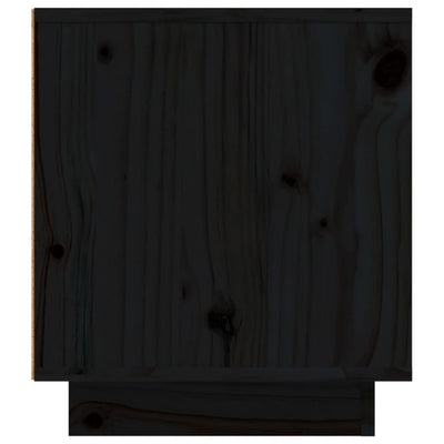 TV-taso musta 110x35x40,5 cm täysi mänty