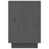 Yöpöydät 2 kpl harmaa 50x34x50 cm täysi mänty