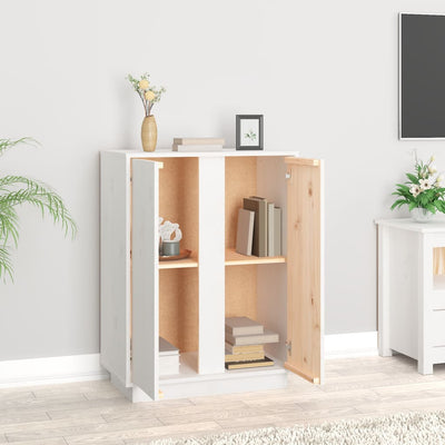 Valkoinen senkki Sira 60x35x80cm (mänty)