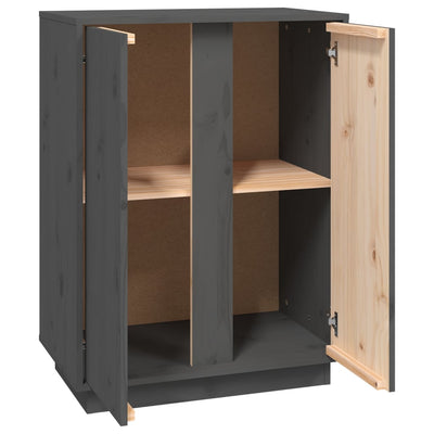 Senkki harmaa 60x35x80 cm täysi mänty