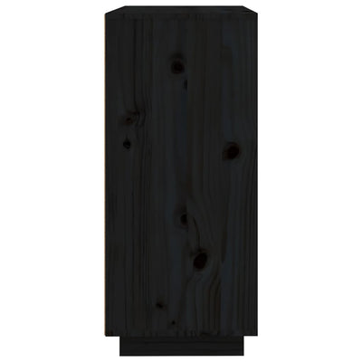 Senkki musta 60x35x80 cm täysi mänty
