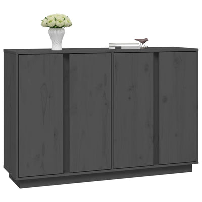 Senkki harmaa 120x35x80 cm täysi mänty