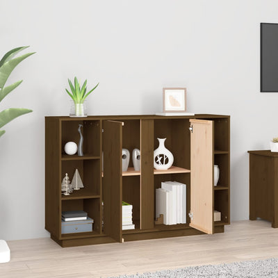 Senkki hunajanruskea 120x35x80 cm täysi mänty