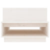 Valkoinen sohvapöytä Noriyuki 80x55x40,5cm (mänty)