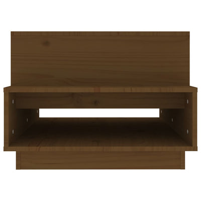 Sohvapöytä hunajanruskea 80x55x40,5 cm täysi mänty