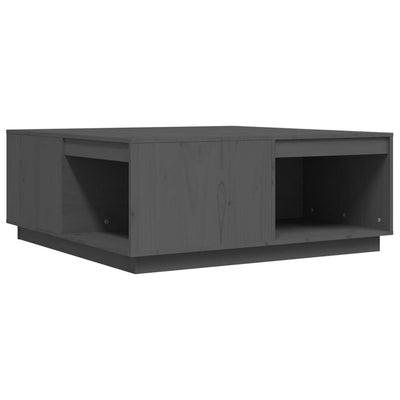 Sohvapöytä harmaa 100x101x40,5 cm täysi mänty