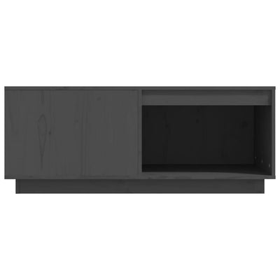 Sohvapöytä harmaa 100x101x40,5 cm täysi mänty
