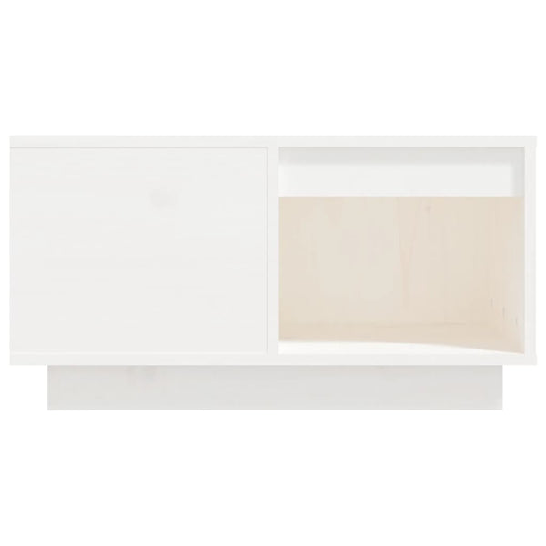 Valkoinen sohvapöytä Fintinaru 60x61x32,5cm (mänty)