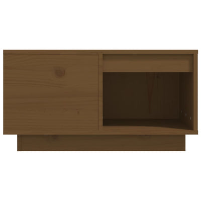 Sohvapöytä hunajanruskea 60x61x32,5 cm täysi mänty
