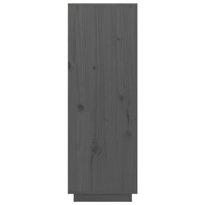 Kaappi harmaa 60x40x116,5 cm täysi mänty