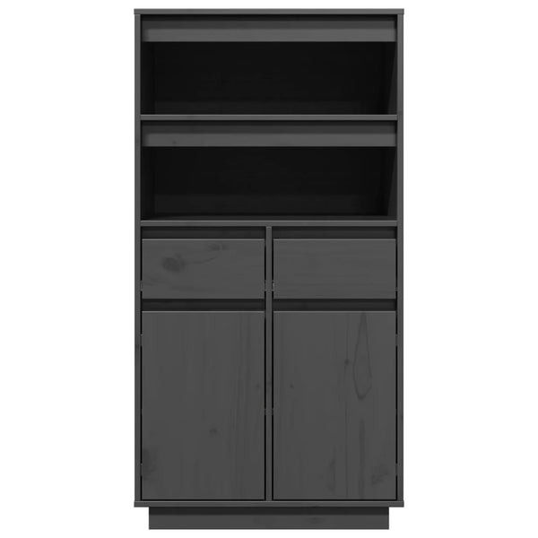 Harmaa kaappi Larisea 60x40x116,5cm (mänty)