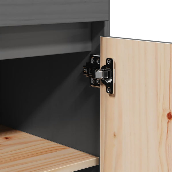 Harmaa kaappi Larisea 60x40x116,5cm (mänty)