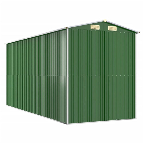 Puutarhavaja vihreä 192x440x223 cm galvanoitu teräs