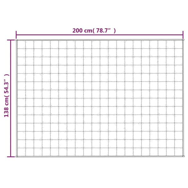 Painopeitto vaalea kerma 138x200 cm 6 kg kangas