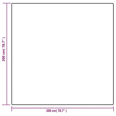 Painopeitto suojalla harmaa 200x200 cm 13 kg kangas