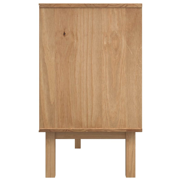 Senkki OTTA ruskea ja harmaa 114x43x73,5 cm täysi mänty