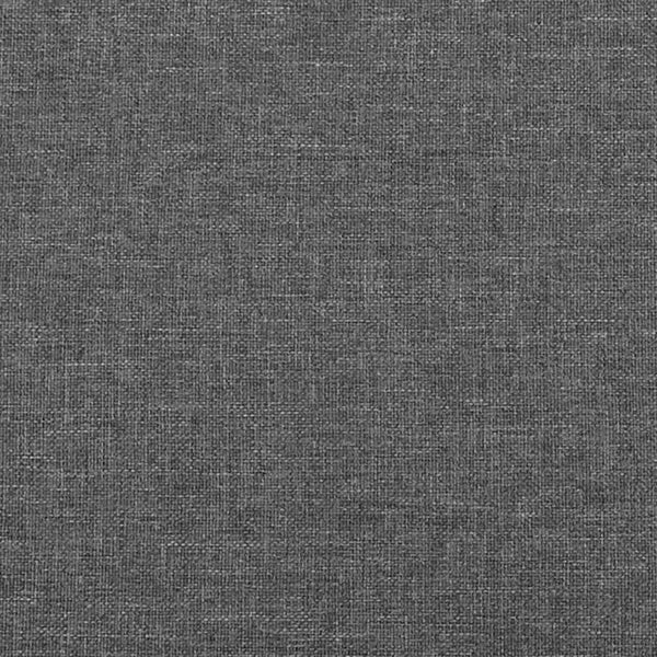 Päätylevy tummanharmaa 100x5x78/88 cm kangas