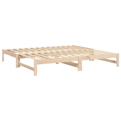 Sohvasänky ulosvedettävä 2x (90x200) cm täysi mänty