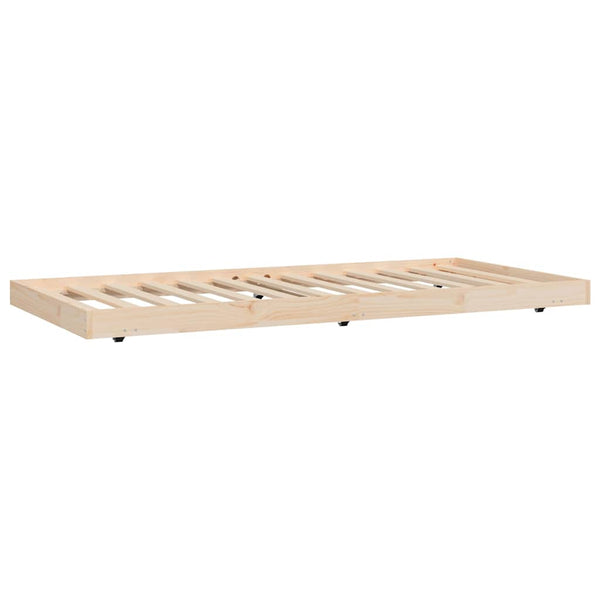 Sängynrunko ilman patjaa 75x190 cm täysi mänty