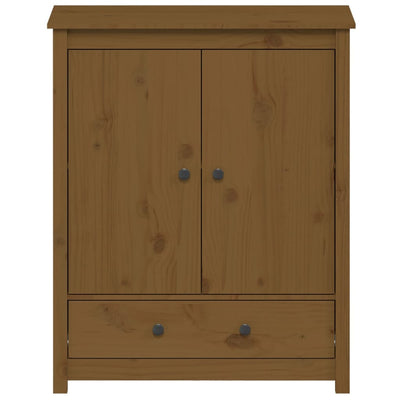 Kaappi hunajanruskea 83x41,5x100 cm täysi mänty