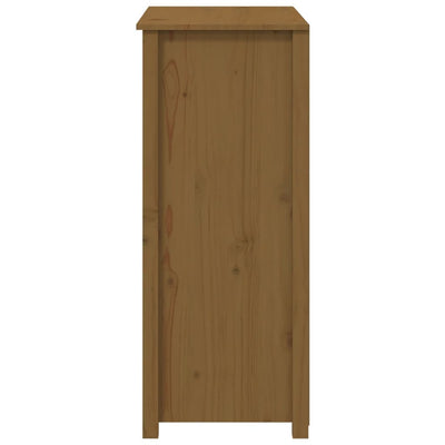 Kaappi hunajanruskea 83x41,5x100 cm täysi mänty