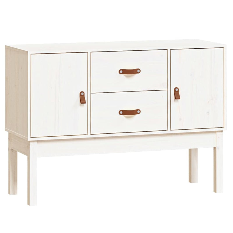Valkoinen senkki Hassaina 110x40x78cm (mänty)