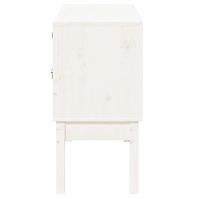 Valkoinen senkki Hassaina 110x40x78cm (mänty)