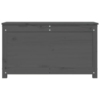 Säilytyslaatikko harmaa 80x40x45,5 cm täysi mänty