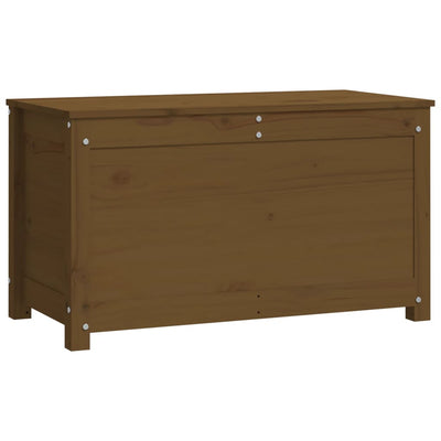Säilytyslaatikko hunajanruskea 80x40x45,5 cm täysi mänty