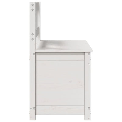 Valkoinen penkki Calache 110x41x76,5cm (mänty)