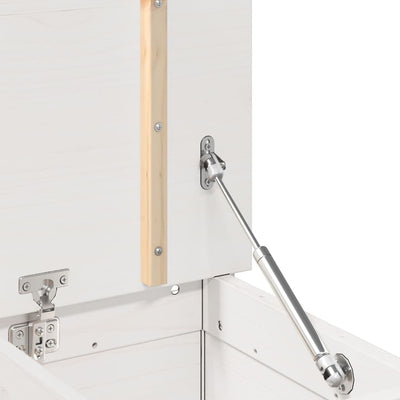 Valkoinen penkki Calache 110x41x76,5cm (mänty)