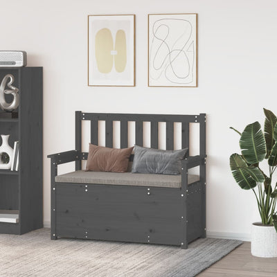 Harmaa penkki Pineta 112,5x51,5x96,5cm (mänty)